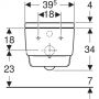 Geberit AquaClean toaleta myjąca wisząca bez kołnierza ze spłukiwaniem wirowym 146.210.21.1 zdj.3
