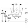 Geberit Selnova Premium miska WC wisząca bez kołnierza biała 501.546.01.1 zdj.3