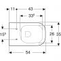 Geberit Selnova Premium miska WC wisząca bez kołnierza biała 501.546.01.1 zdj.4