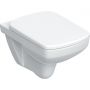 Geberit Selnova Square zestaw miska WC wisząca Rimfree z deską sedesową wolnoopadającą biały 501.961.00.1 zdj.1