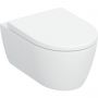 Geberit iCon miska WC z deską wolnoopadającą wisząca bez kołnierza ze spłukiwaniem wirowym biały połysk 503.045.00.1 zdj.1