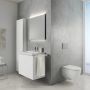 Geberit iCon miska WC z deską wolnoopadającą wisząca bez kołnierza spłukiwanie wirowe biały połysk 503.046.00.1 zdj.5