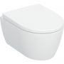 Geberit iCon miska WC z deską wolnoopadającą stelażem wspornikami i uszczelką wygłuszającą biały połysk (503048008, 111003002, 111815001, 156050001) zdj.2