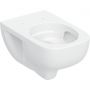 Geberit Selnova Square miska WC wisząca bez kołnierza ze spłukiwaniem wirowym biały połysk 503.153.00.1 zdj.1