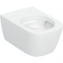 Geberit Smyle Square miska WC wisząca bez kołnierza ze spłukiwaniem wirowym biały połysk 503.170.00.1 zdj.1