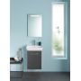Geberit Selnova Square umywalka 45x35 cm prostokątna ścienna-nablatowa biała 500.322.01.7 zdj.6