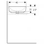 Geberit Variform umywalka 55x40 cm nablatowa owalna biała 500.774.01.2 zdj.3