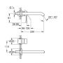 Grohe Essence New bateria umywalkowa podtynkowa stal nierdzewna 19967DC1 zdj.2