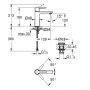 Grohe Lineare bateria umywalkowa stojąca StarLight Chrome 23106001 zdj.2