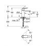 Grohe Eurosmart Cosmopolitan bateria umywalkowa chrom 23327000 zdj.2