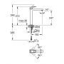 Grohe Eurocube bateria umywalkowa stojąca StarLight Chrome 23406000 zdj.2