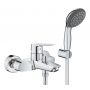 Grohe Start bateria wannowo-prysznicowa ścienna z kompletem natryskowym chrom 23413002 zdj.1