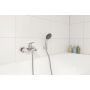 Grohe Start bateria wannowo-prysznicowa ścienna z kompletem natryskowym chrom 23413002 zdj.4