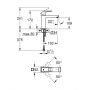 Grohe Eurocube bateria umywalkowa stojąca StarLight Chrome 23446000 zdj.2