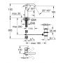 Grohe Essence bateria umywalkowa stojąca chrom 23462001 zdj.2