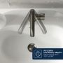 Grohe Essence bateria umywalkowa stojąca Brushed Hard Graphite 23462AL1 zdj.7