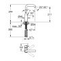 Grohe Essence bateria umywalkowa stojąca StarLight Chrome 23541001 zdj.2