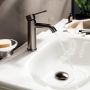 Grohe Essence bateria umywalkowa stojąca Brushed Hard Graphite 23590AL1 zdj.7