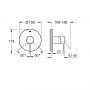 Zestaw Grohe Essence bateria podtynkowa z zestawem prysznicowym grafit (24057AL1, 28388A01, 27057AL0, 35600000, 26603AL0, 26574AL0) zdj.3