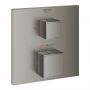 Grohe Grohtherm Cube bateria prysznicowa podtynkowa z termostatem Brushed Hard Graphite 24154AL0 zdj.1
