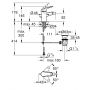 Grohe Swift bateria bidetowa stojąca StarLight Chrome 24332001 zdj.2