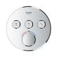 Grohe Grohtherm SmartControl bateria wannowo-prysznicowa podtynkowa termostatyczna StarLight Chrome 29121000 zdj.4