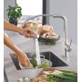 Grohe Essence bateria kuchenna stojąca SuperSteel 30270DC0 zdj.3