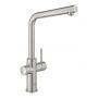 Grohe Blue bateria kuchenna z filtrem stojąca SuperSteel 31454DC1 zdj.3