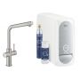 Grohe Blue bateria kuchenna z filtrem stojąca SuperSteel 31454DC1 zdj.1
