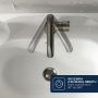 Grohe Essence bateria umywalkowa stojąca Brushed Hard Graphite 32628AL1 zdj.10