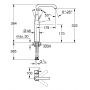 Grohe Essence New bateria umywalkowa stojąca Brushed Cool Sunrise 32901GN1 zdj.2