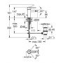 Grohe Essence bateria bidetowa stojąca cool sunrise 32935GL1 zdj.2