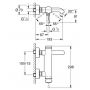 Grohe Essence bateria wannowo-prysznicowa ścienna brushed cool sunrise 33624GN1 zdj.2