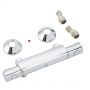 Zestaw Grohe Grohtherm 800 bateria prysznicowa termostatyczna z zestawem prysznicowym Vitalio SmartActive 130 Cube chrom (34558000, 26596000) zdj.4
