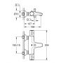 Grohe Grohtherm 800 bateria wannowo-prysznicowa ścienna termostatyczna chrom 34567000 zdj.2