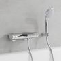 Zestaw Grohe Grohtherm 2000 New bateria wannowo-prysznicowa termostatyczna i zestaw prysznicowy z deszczownicą Euphoria System 260 (34464001, 27421002) zdj.11