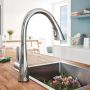 Zestaw Grohe K700 zlewozmywak 53,3x45,7 cm z baterią kuchenną Zedra chrom (31654AP0, 32294002) zdj.16
