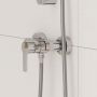 Grohe Start zestaw prysznicowy ścienny z baterią prysznicową chrom (24208002, 26928001) zdj.8