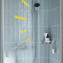 Grohe Precision Get bateria prysznicowa ścienna termostatyczna chrom 34857000 zdj.5