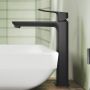 Grohe Dice bateria umywalkowa stojąca stojąca wysoka czarny mat 1018922430 zdj.7