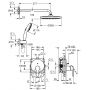 Grohe Start zestaw prysznicowy podtynkowy z deszczownicą chrom 25292000 zdj.2
