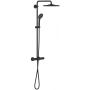 Grohe Vitalio Joy zestaw prysznicowy ścienny termostatyczny z deszczownicą czarny 264002431 zdj.1