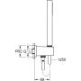 Grohe Grohtherm SmartControl zestaw prysznicowy podtynkowy termostatyczny z deszczownicą chrom (29124000, 35600000, 26405000, 26564000) zdj.10