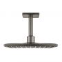 Grohe Rainshower 310 SmartActive Cube deszczownica 31 cm kwadratowa z ramieniem sufitowym brushed hard graphite 26481AL0 zdj.1