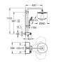 Grohe Euphoria zestaw prysznicowy ścienny termostatyczny z deszczownicą chrom 26509000 zdj.2
