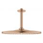 Grohe Rainshower deszczownica z ramieniem 31x31 cm okrągła Brushed Warm Sunset 26560DL0 zdj.3