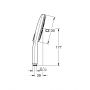 Grohe Rainshower SmartActive 130 Cube słuchawka prysznicowa chrom 26582000 zdj.2