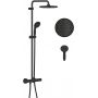 Grohe Vitalio Start Shower System zestaw prysznicowy ścienny termostatyczny z deszczownicą czarny 266772430 zdj.1
