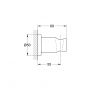Grohe Rainshower uchwyt prysznicowy ścienny cool sunrise 27074GL0 zdj.2