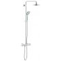 Grohe Euphoria zestaw prysznicowy ścienny termostatyczny z deszczownicą StarLight Chrome 27296001 zdj.1